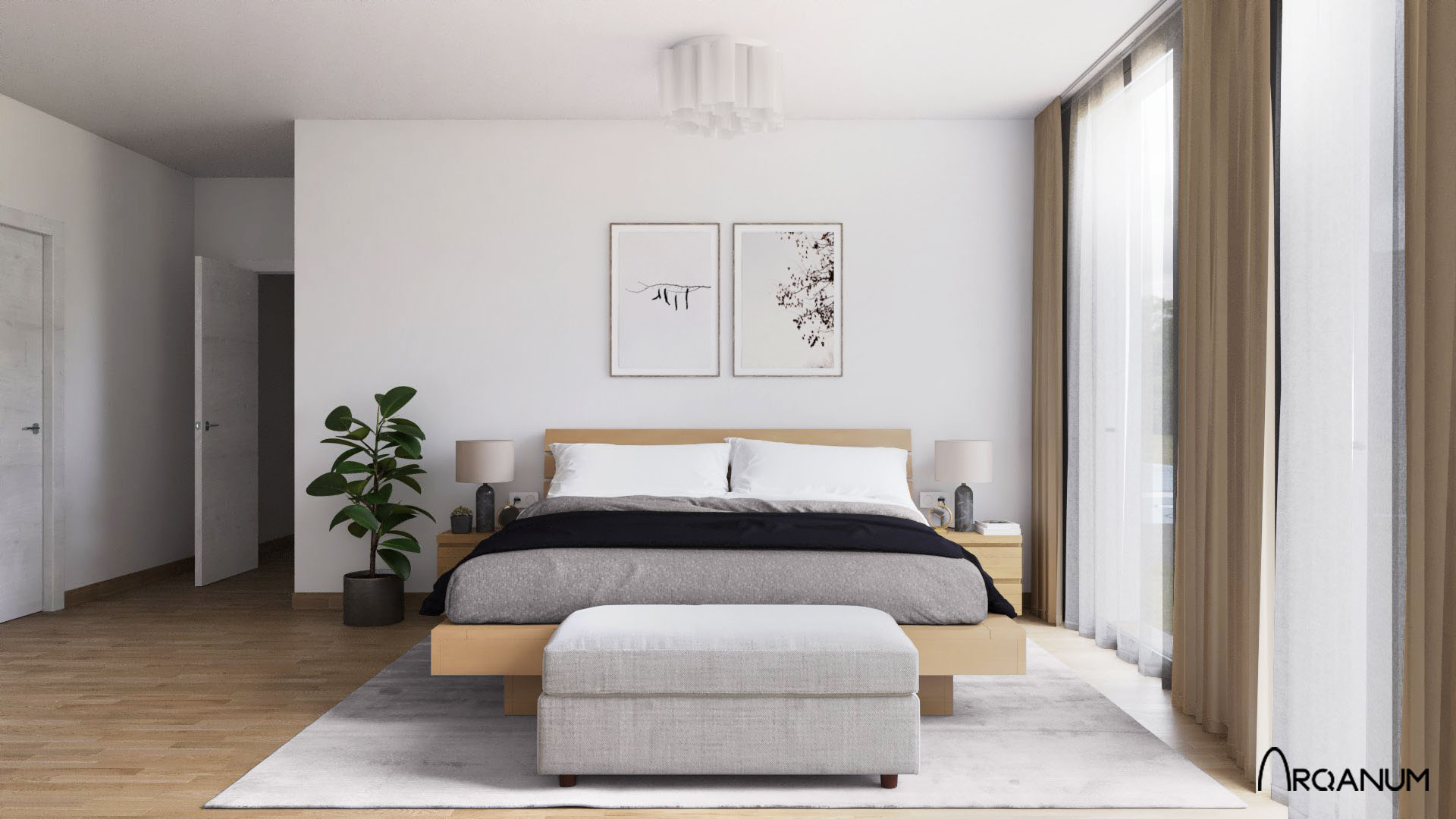 Apartamento en Munich, dormitorio